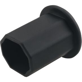 غطاء نهاية بلاستيكي مضلع من CHENJIN لاكروس واقي نهاية عصا لاكروس 1.7 × 1.7 × 1.18 بوصة غطاء خلفي لاصق لاكروس واقي أسود in Kuwait