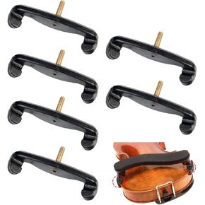 6 PCS Violin Shoulder Rest Long Feet Plastic Viola Extra Long Fork Replacement for 4/4 3/4 Violin Viola Accessories in Kuwait