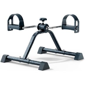 دراجة تمارين بيضاوية الشكل وصغيرة الحجم تحت المكتب - جهاز تمرين الساق أثناء الجلوس وآلة دواسة لكبار السن لتمرين الذراع والساق، مع أغطية مضادة للانزلاق ومقاومة/سرعات متعددة قابلة للتعديل in Kuwait