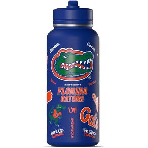 Hydrapeak Officially Licensed Florida Gators 32 oz Active Water Bottle with Straw Lid Reusable Stainless Steel Double Wall Insulated Sports Gift in Kuwait