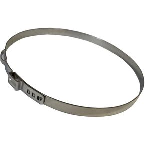 Single Ear Hose Clamp 92.5mm (3.642 in) ID, 304 Stainless Steel Stepless Pinch Clamp for Plastic & Rubber Hose, Corrosion-Resistant, Quick Crimp Installation in Saudi Arabia