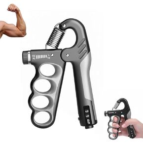 Adjustable Grip Strength Trainer Hand Gripper for Grip Strength, Forearm & Wrist Strengthener, Hand Exerciser for Strength Training & Therapy 11-220Lbs(5-100KG) in Saudi Arabia