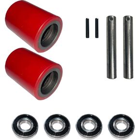 TORY CARRIER Roller, PU wheels with Bearing, 3 inch x 3.7 inch for manual Pallet Jack Replacement Suitable for A-1006/A-1007/A-1031-A Pair in Kuwait