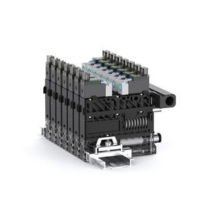 مولد فراغ هوائي ذو 7 وحدات مع كاتم صوت مدمج، لا توجد مكونات اتصال متدفقة بالشفط، ضوضاء منخفضة. (SZK-15-66GR-N-D07) in Kuwait