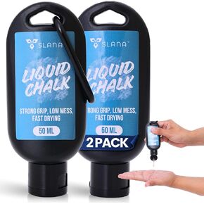 الطباشير السائل للصالة الرياضية، رفع الأثقال - سائل طباشير الصالة الرياضية سريع الجفاف، تركيبة قبضة دائمة - خالية من الفوضى، خالية من الغبار، طباشير تسلق سائل آمن على الجلد من أجل السحب والجمباز والتدريب in Kuwait