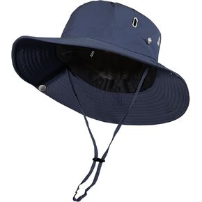 Sun Bucket Hat for Men Women Hiking Safari Hats Water-Resistant Fishing Hat for Outdoor in Kuwait