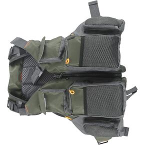 Generic Fishing Vest, Multi Pocket Adjustable Waistcoat, Floating Pad Vest for Motorboats, Boating, Water Surfing, Sailing & Windsurfing in Kuwait