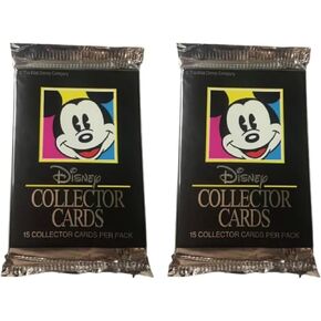 بطاقات ديزني التجارية لعام 1992 من إمبل كوليكتورز - عبوتين - 15 بطاقة في كل عبوة - إجمالي 30 بطاقة in Kuwait