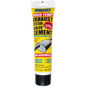إسمنت مانع تسرب نظام العادم من ABRO، 6 أونصة، محلول إصلاح تسرب العادم، مقوى بالحديد، يتحمل حتى 2000 درجة فهرنهايت، مثالي لكاتم الصوت وأنابيب العادم والمحولات الحفازة والرنانات in Kuwait