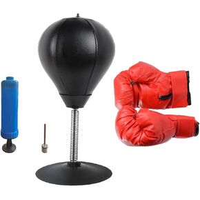 Desktop Punching Bag Building with Gloves Funny Boxing Punch Ball in Kuwait