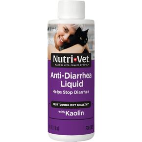 Nutri-Vet Anti-Diarrhea Liquid for Cats | Helps Sooth Upset Stomach and Stop Diarrhea | 4oz in Kuwait
