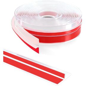 TAROSE 20Ft T-Shaped Door Draft Stopper, Silicone Weather Stripping Seal Tape for Doors and Windows in Kuwait