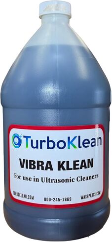 محلول التنظيف المركز بالموجات فوق الصوتية Vibra-Klean - محلول التنظيف المركز 128 أونصة لاستخدام السيارات - يصنع ما يصل إلى 11 جالونًا - آمن على جميع المعادن - يزيل الشحوم والأوساخ والزيوت - الولايات المتحدة الأمريكية in Saudi Arabia