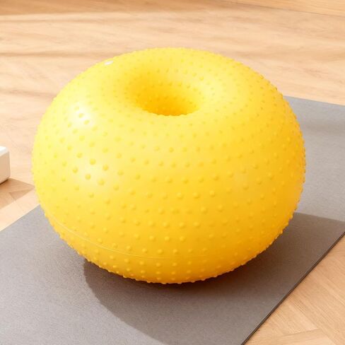 ZJchao Yoga Ball Donut, 21.65 Inch Exercise Ball Chair with Massage Points for Kids Core Training Gym Office Classroom in Saudi Arabia