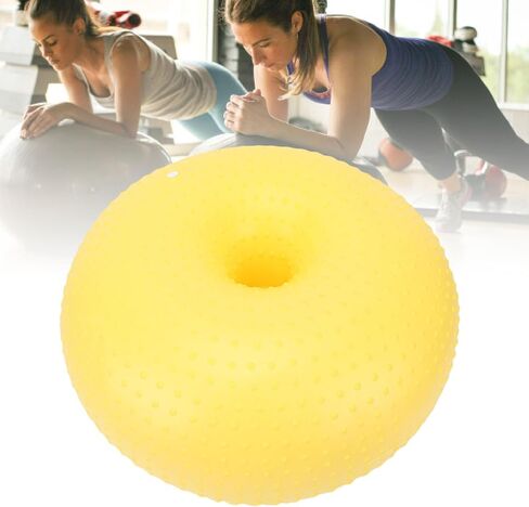 ZJchao Yoga Ball Donut, 21.65 Inch Exercise Ball Chair with Massage Points for Kids Core Training Gym Office Classroom in Saudi Arabia