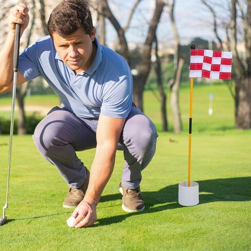 BESPORTBLE Golf Pin Flags Golf Training Aid Flags Set Indoor Outdoor Practice Accuracy Training in Saudi Arabia