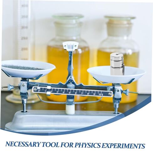 GARVALON Steel Slotted Mass Set Hanger for Physics Experiments Laboratory Precision Weights High School Teaching Tools Includes Storage Box in Saudi Arabia