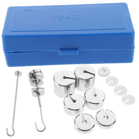 GARVALON Steel Slotted Mass Set Hanger for Physics Experiments Laboratory Precision Weights High School Teaching Tools Includes Storage Box in Saudi Arabia