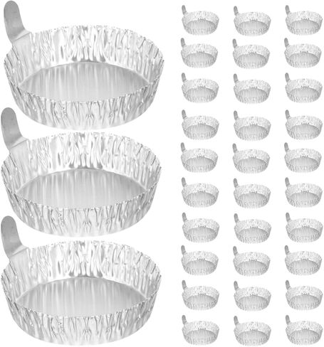 Operitacx Aluminum Weighing Boats with Handle 2.36 Inch Reusable Lab Sample Pan for Powder and Liquid Measurement Laboratory Weigh Boats in Saudi Arabia