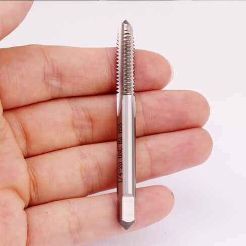 2pcs 1/4"-20 UNC High Speed Steel Tap Right Hand, M2 HSS Straight Fluted Machine Tap (1/4"-20) in Kuwait