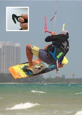 Kite Gliding Sea Surfing Ski Diving Windsurfing Supplies Hook Safety-Knife with pocket [gray] in Kuwait