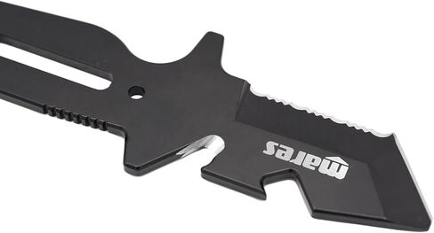 Mares Neutron Stainless Steel 137mm Long Scuba Dive Knife | Sheath with Loops & Straps Included in Saudi Arabia