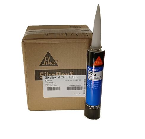Sika SikaFlex P2G Primerless to Glass Windshield, Auto Glass Urethane Adhesive 300ml 10.1oz Cartridge (10) in Saudi Arabia