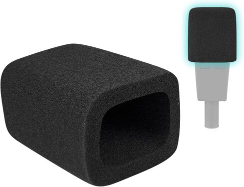 SOULWIT 2 قطعة ميكروفونات بوب فلتر لمكثف AKG Pro Audio C414 XLII/XLS، غطاء ميكروفون واقٍ من إسفنج الزجاج الأمامي - أسود in Saudi Arabia
