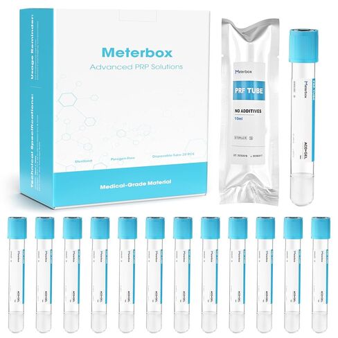 10ml PRP Tubes for PRP System, ACD and Gel Glass Tube, Individually Wrapped, 20 per Box in Kuwait