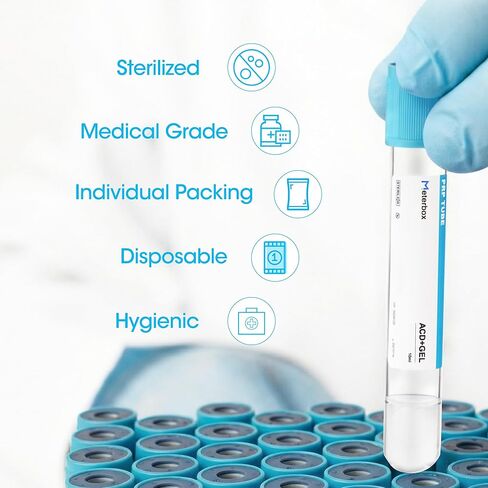 10ml PRP Tubes for PRP System, ACD and Gel Glass Tube, Individually Wrapped, 20 per Box in Kuwait