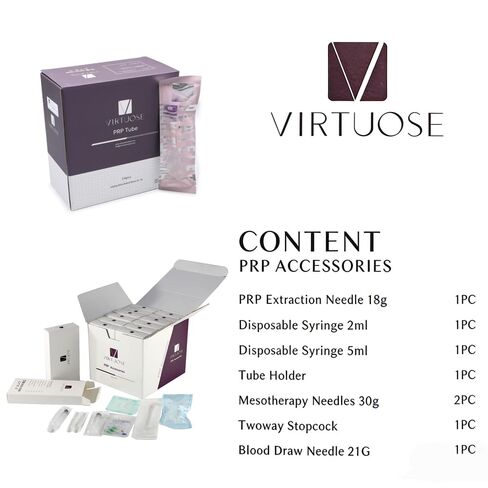 مجموعة PRP مع جل فصل أنابيب سعة 12 مل ومجموعة كاملة من مضادات التخثر (مجموعة + 24 أنبوبًا) in Kuwait