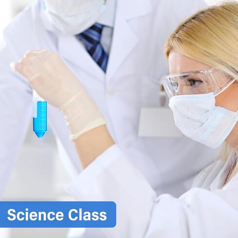 600 Pcs 50ml Plastic Centrifuge Test Tubes with Screw Caps and White Writing Labels Bulk Plastic Conical Test Tubes with Lids for Scientific Laboratory Graduation Markings in Kuwait