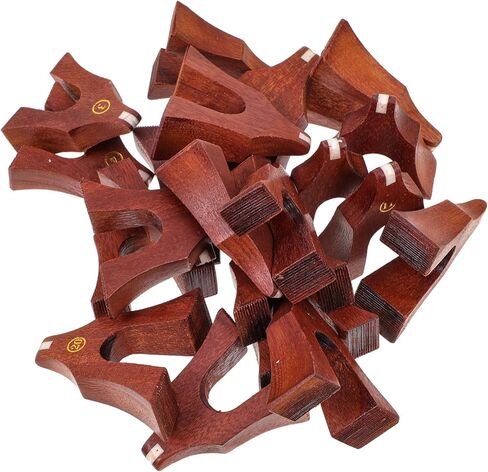 Luxshiny 21 Pcs Guzheng Bridges Natural Rosewood Guzheng Parts Replacement for Chinese Zither Strings Professional Sound Quality Lightweight and Easy to Install in Kuwait