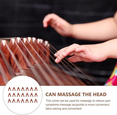 Luxshiny 21 Pcs Guzheng Bridges Natural Rosewood Guzheng Parts Replacement for Chinese Zither Strings Professional Sound Quality Lightweight and Easy to Install in Kuwait