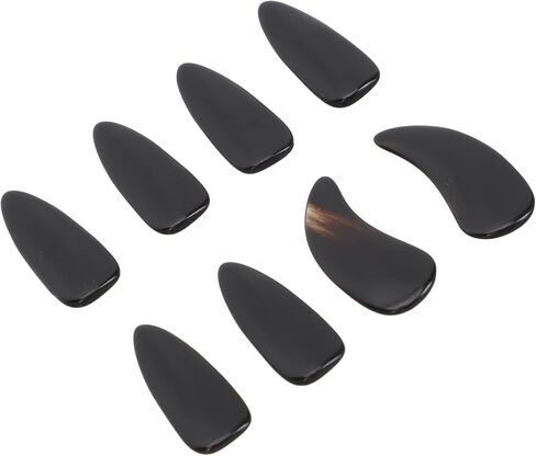 Professional Guzheng Nails Horn Finger Protectors for Guzheng Beginners Guqin Instrument (Small), 2.3x1.2cm (1571011FAF) in Saudi Arabia