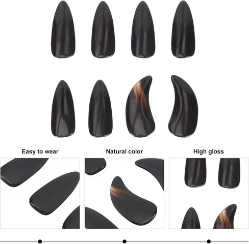 Professional Guzheng Nails Horn Finger Protectors for Guzheng Beginners Guqin Instrument (Small), 2.3x1.2cm (1571011FAF) in Saudi Arabia