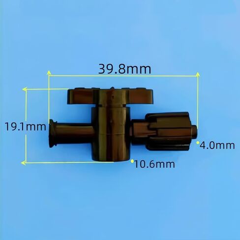 25PCS 2-Way Stopcocks for Fluid Transfer & Printing - Durable PP Plastic with Lock Cap, User-Friendly Knob, Compatible with Most Equipment(Black) in Saudi Arabia