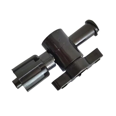 25PCS 2-Way Stopcocks for Fluid Transfer & Printing - Durable PP Plastic with Lock Cap, User-Friendly Knob, Compatible with Most Equipment(Black) in Saudi Arabia