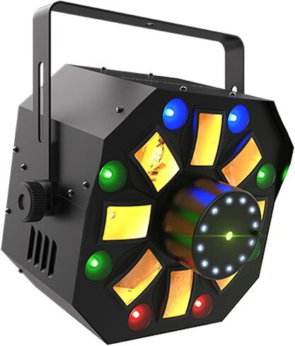 مجموعة إضاءة Chauvet DJ Swarm Wash FX ILS 4 في 1 ديربي/غسل/ستروب مع كابلين DMX وقماش تلميع أوستن بازار in Saudi Arabia