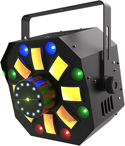 مجموعة إضاءة Chauvet DJ Swarm Wash FX ILS 4 في 1 ديربي/غسل/ستروب مع كابلين DMX وقماش تلميع أوستن بازار in Saudi Arabia