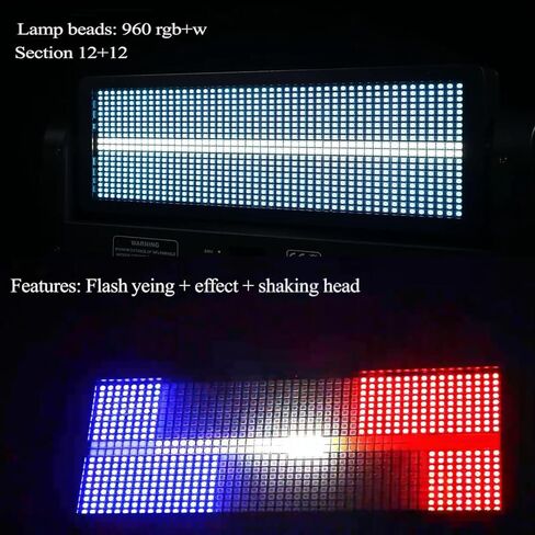 JUNMAN 400W RGBW Led Moving Head Strobe Light DJ Disco Stage Wash Effect Panel Lights in Saudi Arabia
