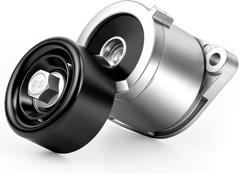 Drive Belt Tensioner Assembly Compatible with Kia Optima Sorento Sportage丨Hyundai Santa Fe Sport Sonata Tucson Idler Pulley Replacement for 252812GGB3, 25281 2GGB3, 252812GGB1, 25281 2GGB1 in Saudi Arabia