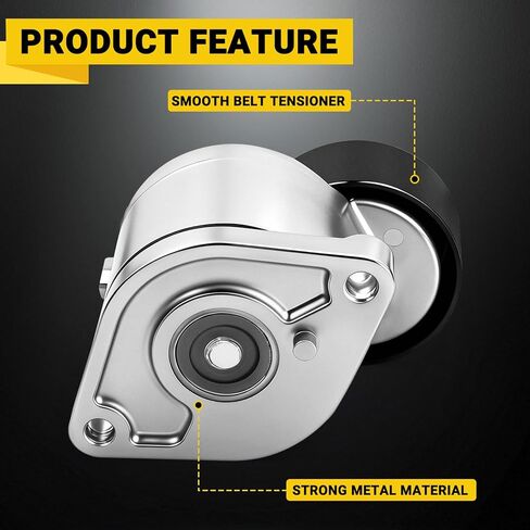Drive Belt Tensioner Assembly Compatible with Kia Optima Sorento Sportage丨Hyundai Santa Fe Sport Sonata Tucson Idler Pulley Replacement for 252812GGB3, 25281 2GGB3, 252812GGB1, 25281 2GGB1 in Saudi Arabia