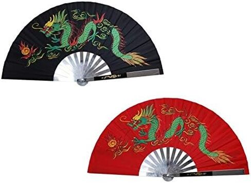 Lees Chinese Metal Dragon Fighting Fan in Saudi Arabia