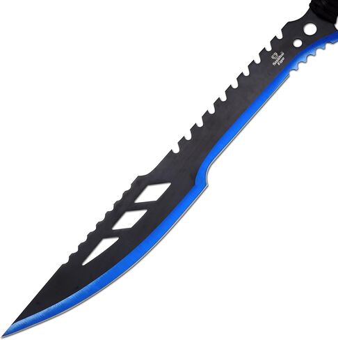 Snake Eye Tactical Ninja Fantasy Sword and Kunai Throwing-Knife Set Includes Nylon Sheath in Saudi Arabia