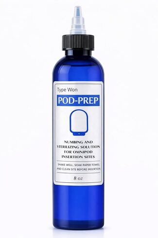 محلول التخدير والتعقيم من نوع Won Pod-Prep لمواقع إدخال Omnipod، والرقعة اللاصقة، وإعداد الرقعة الزائدة. in Saudi Arabia