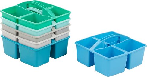 ECR4Kids 4-Compartment Medium Caddy, Storage Organizer, Contemporary, 6-Pack in Kuwait