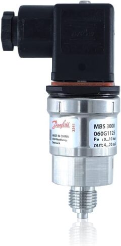 Heavy Duty Pressure Transmitter or Transducer G ¼ Thread with 4-20mA for Industrial, Hydraulic Applications & HVAC by | Model: MBS 3000 (0 to 16 Bar) (0 to 232.0 psi) Hydraulic Pressure transducer in Kuwait