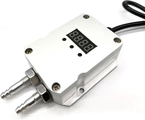 Air Differential Pressure Transmitter 4 20mA 5V 10V RS485 Outpu Fan Duct Differential Pressure Furnace Negative Pressure Sensor(LCD display0-5V,-5Kpa to 0Kpa) in Saudi Arabia