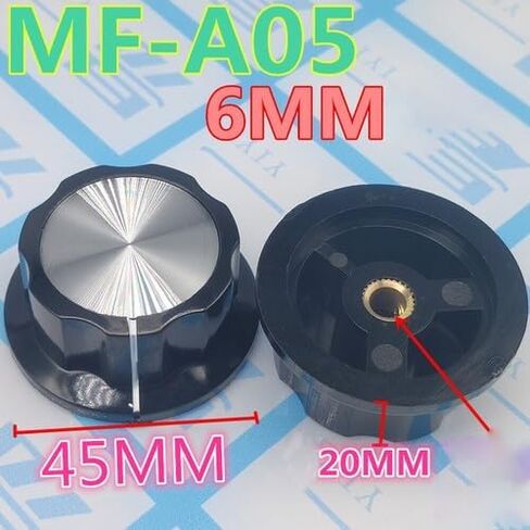 10 PCS MF-A05 Boss Style Knob for Guitars, Ham Radios & FX Pedals in Saudi Arabia